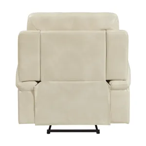 Trinidad Power Recliner with Power Motion Head Recliner in Pebble Cream