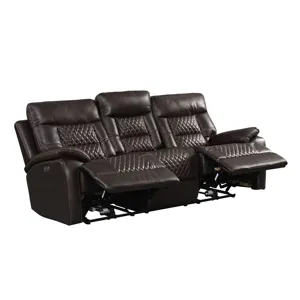 Trinidad Power Motion Sofa in Pebble Brown