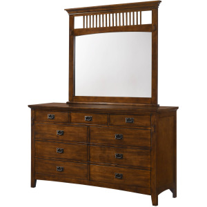 Trudy Dresser & Mirror Set