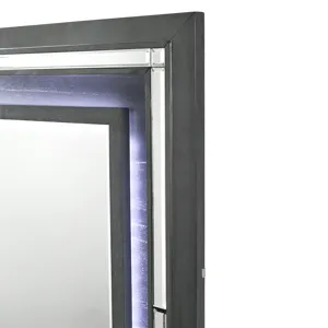 Titanium 7-Drawer Dresser w/ Mirror Set