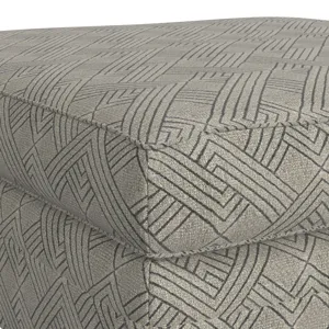 Tully Ottoman in Modular Dove