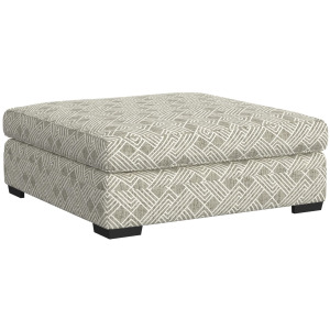 Tully Ottoman in Modular Porcelain