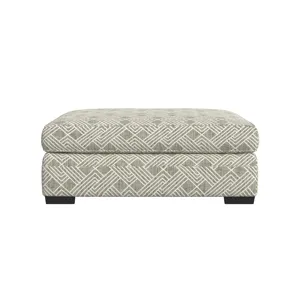Tully Ottoman in Modular Porcelain