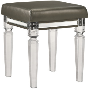Twenty Nine Dressing Stool W/Acrylic Leg