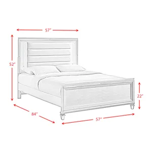 Twenty Nine Youth Full Bed White