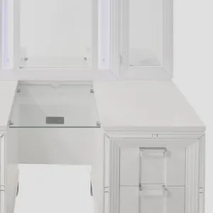 Twenty Nine Dressing Set w/LED & USB Plug White