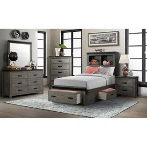 Wade Youth Twin Platform Storage Bed