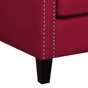 Erica 497 Chair W/Chrome Nails Heirloom Berry (ISTA 3)