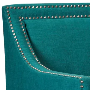 Erica 497 Chair W/Chrome Nails Heirloom Aqua/Teal (ISTA 3)