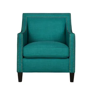 Erica 497 Chair W/Chrome Nails Heirloom Aqua/Teal (ISTA 3)
