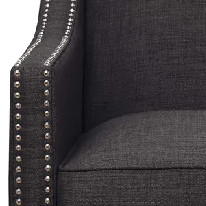Erica 497 Chair W/Chrome Nails Heirloom Charcoal (ISTA 3)