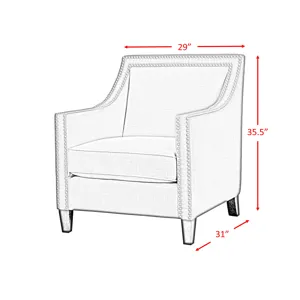 Erica 497 Chair W/Chrome Nails Heirloom Charcoal