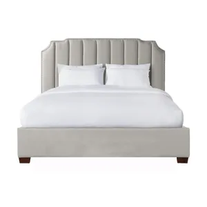 Harper King Bed Boulder Gray