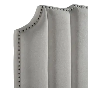 Harper King Bed Boulder Gray