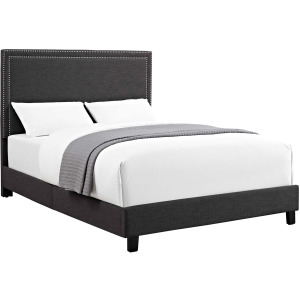 Erica Queen Bed in Heirloom Charcoal