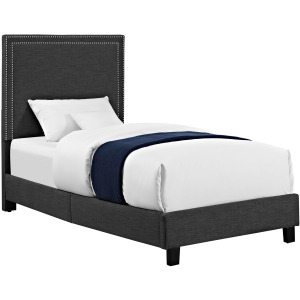 Erica Twin Bed in Heirloom Charcoal