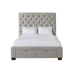 Harper Waldorf Queen Storage Bed Boulder Grey