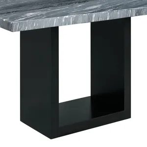 Valentino Complete Counter Table (Grey Marble)