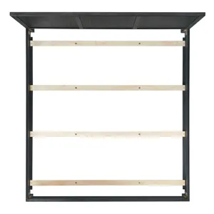 Versailles Contemporary King Bed with Low Footboard in Black