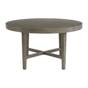 Versailles Contemporary Round Dining Table in Grey
