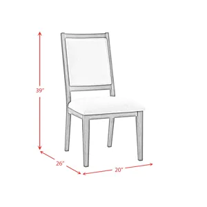 Versailles Contemporary Square Back Dining Chair with Boucle White Fabric in Black