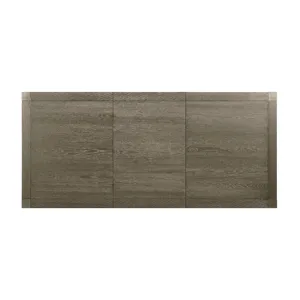 Versailles Contemporary Rectangular Dining Table With 1x24 leaf in Grey
