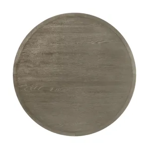 Versailles Contemporary Round Dining Table in Grey