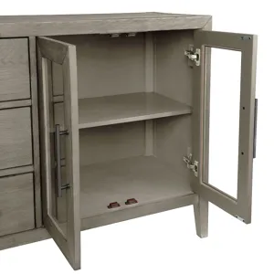 Versailles Contemporary Server in Grey