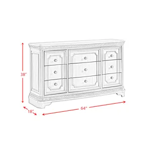 Vincenza Dresser Bronze