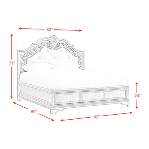 Vincenza King Bed Bronze