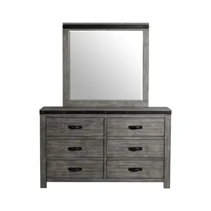 Wade Youth 6 Drawer Dresser & Mirror Set