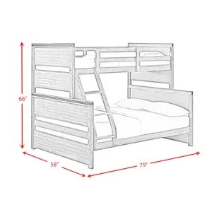Wade Twin Over Full Bunk w/ Trundle