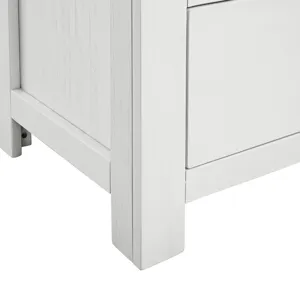 Wade Youth Dresser and Mirror Set in White
