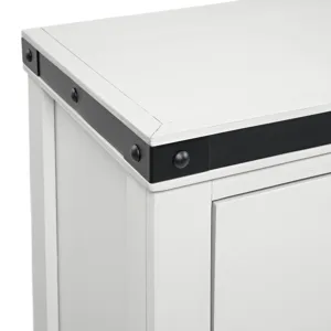 Wade Youth Dresser and Mirror Set in White