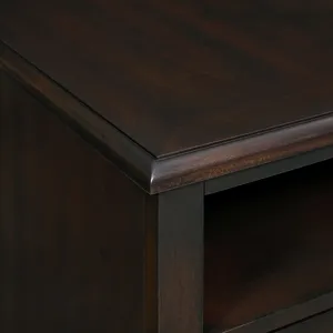 Wagner Chairside Table with USB in Cherry