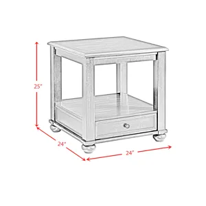 Wagner End Table in Cherry
