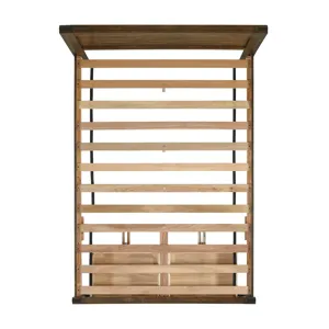 Warner Full Platform Storage Bed in Chestnut