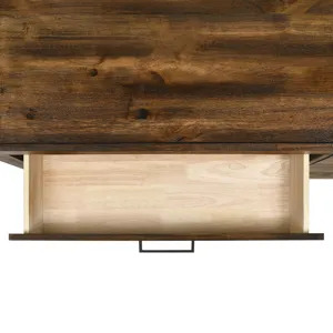 Warner Twin Platform Storage Bed in Chestnut