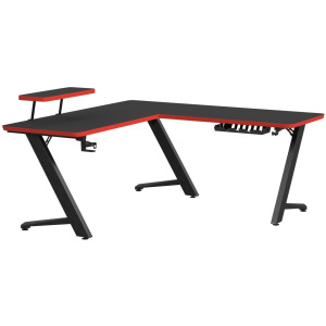 Waterside L shape Desk in Black