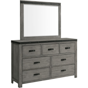 Wade 7-Drawer Dresser & Mirror Set