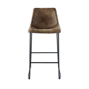 Wes Bar Stool (QSD6099) 29" Brown Bar Stool