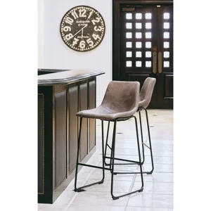 Wes Bar Stool (QSD6099) 29" Grey Bar Stool