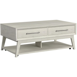 Westland Coffee Table with Casters in Almond