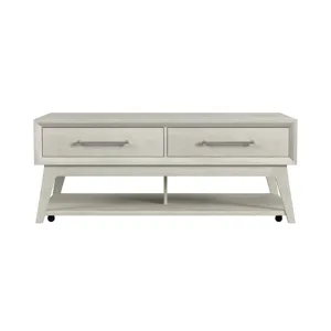 Westland Coffee Table with Casters in Almond