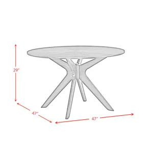 Weston Round Dining Table Walnut