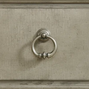 Whit-Ash 2-Drawer Nightstand with USB in Light Grey