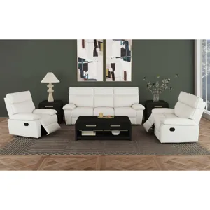Wildcat Motion Sofa in Aviarah White