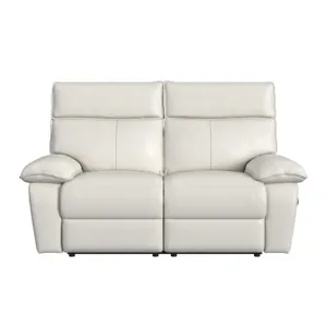 Wildcat Motion Loveseat in Aviarah White