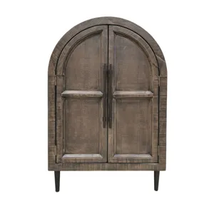 Woody Cabinet in Black Wash