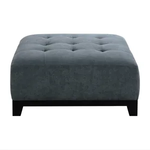 Wyatt Ottoman in Kymberly Navy